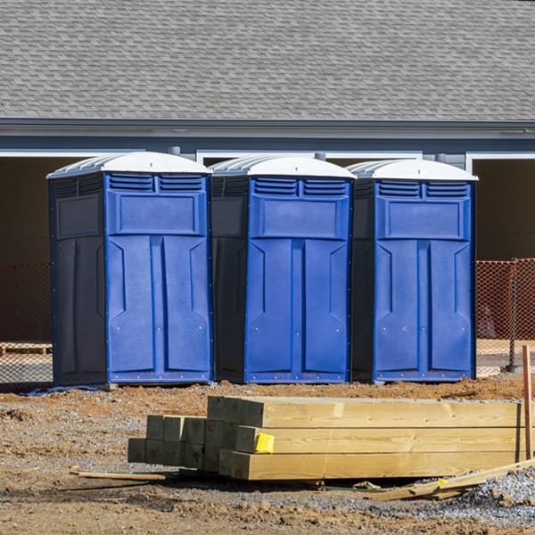 is there a specific order in which to place multiple porta potties in Glencoe Illinois